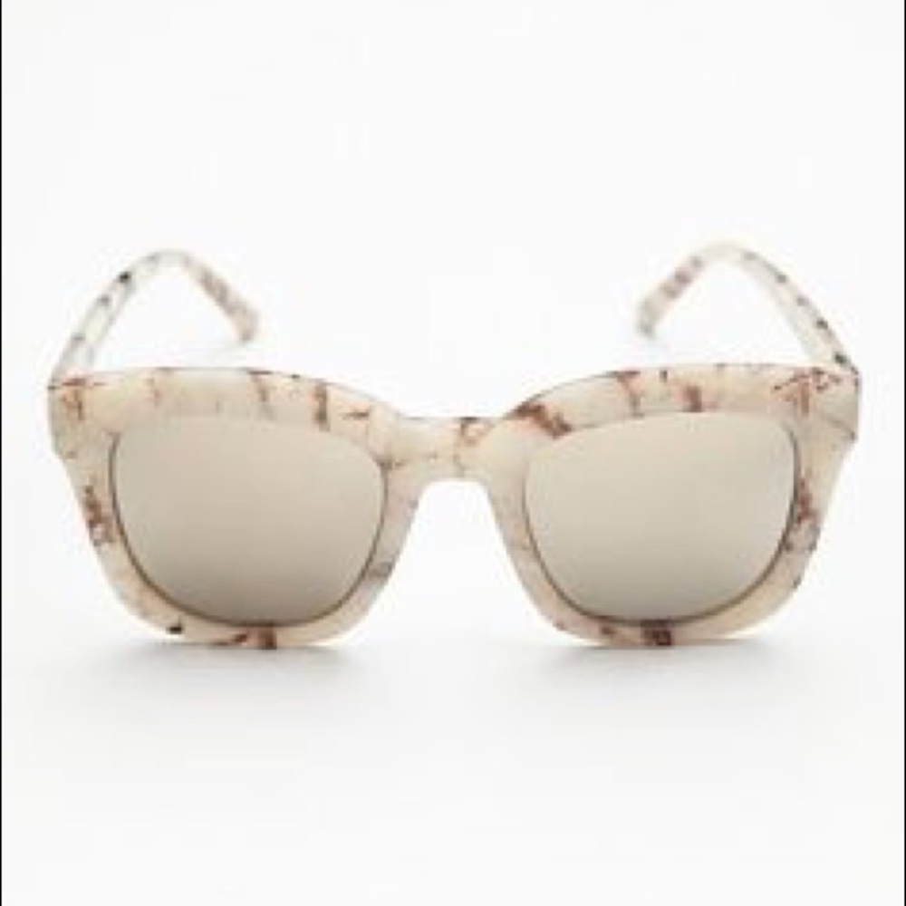 Marble frame mirrored glasses